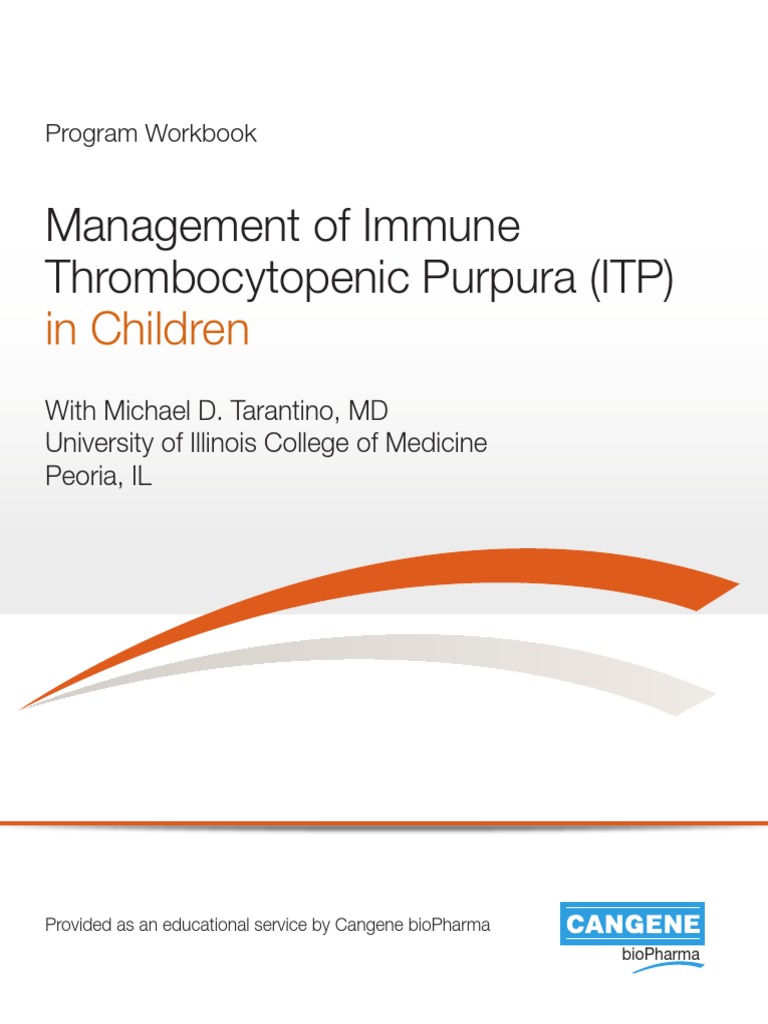 Management of Immune Thrombocytopenic Purpura (ITP) : in Children | PDF ...