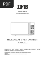 Download IFB Microwave Manual for 20BC4 by Kapil_1983 SN258310668 doc pdf