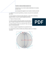 Proyeccion Estereografica