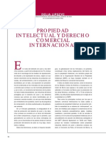 Derecho Intelectual y Comercial Internacional