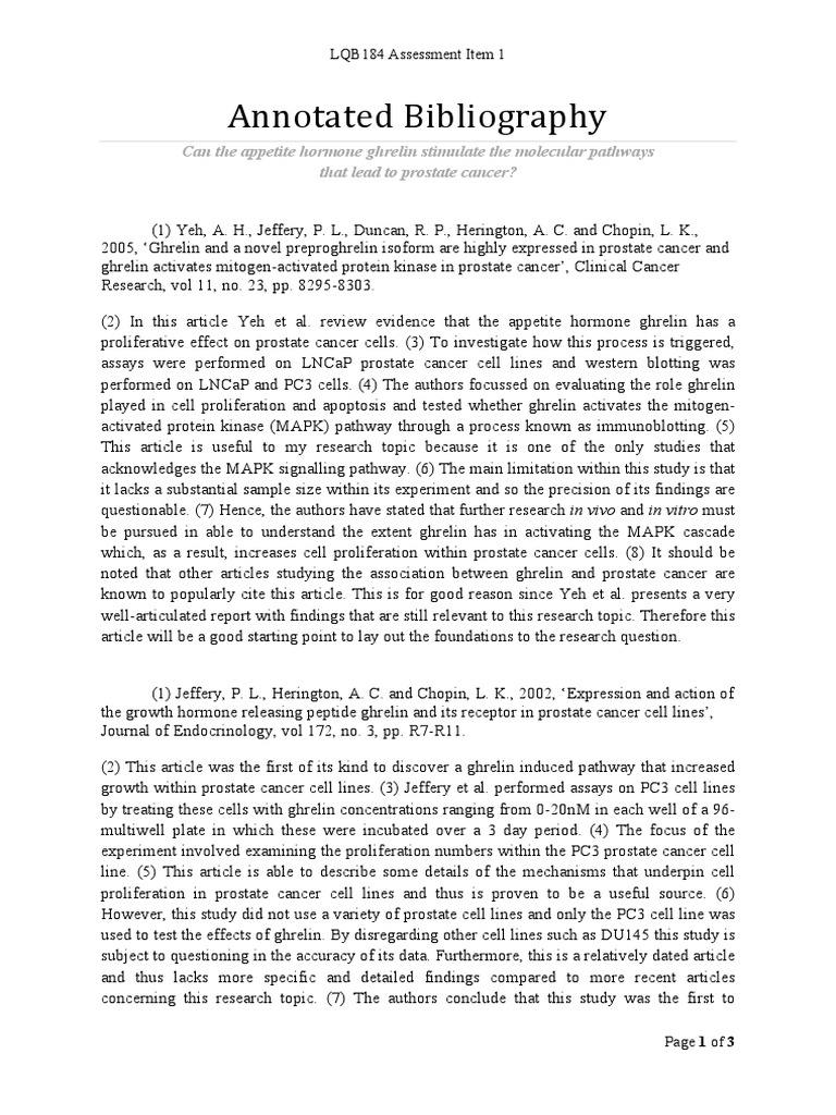 Free annotated bibliography papers picture