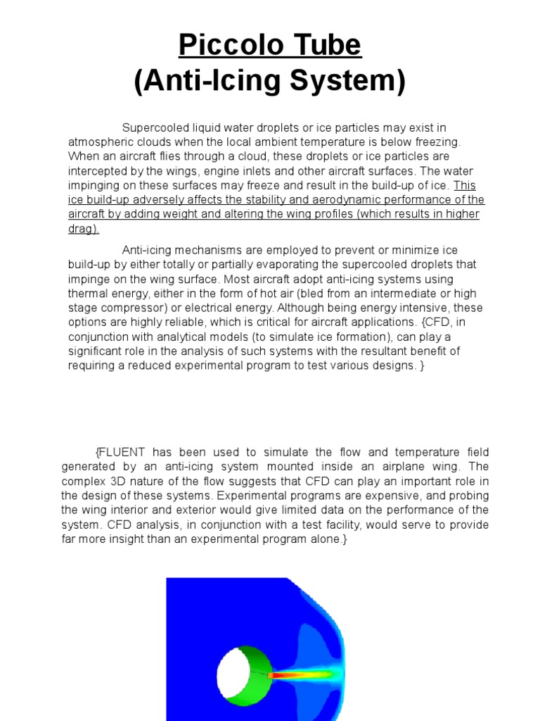 Piccolo Tube (AntiIcing System) Download Free PDF Ice