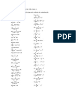 Lista de Exercícios de Cálculo II