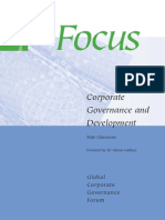 Claessens, Focus 1 Corp Governance and Development