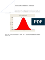 Taller de Estadistica Inferencial en Minitab