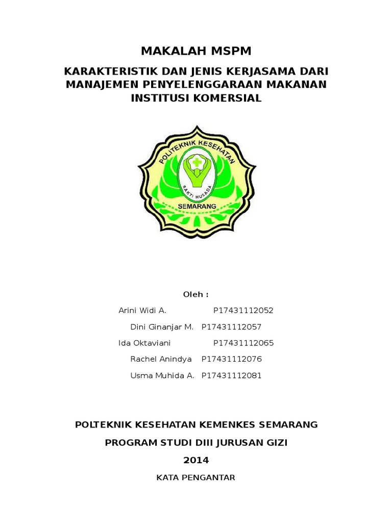 klasifikasi penyelenggaraan makanan klasifikasi penyelenggaraan makanan