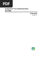 CAT060 CA Spectrum r9x Professional Study Guide