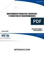 Mantto. Transformadores