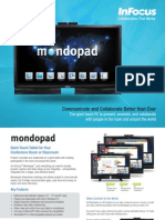 InFocus Mondopad INF5720 INF7021 INF8021 Datasheet