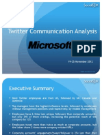 Twitter Communication Analysis: 19-25 November 2012