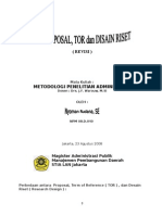 5007921 Perbedaan TOR Proposal Dan Riset Desain