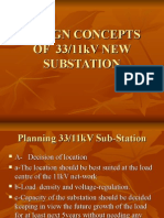 Design Concept of 3311 KV Substation