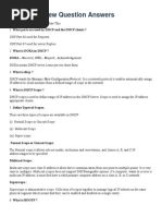 DHCP Interview Question