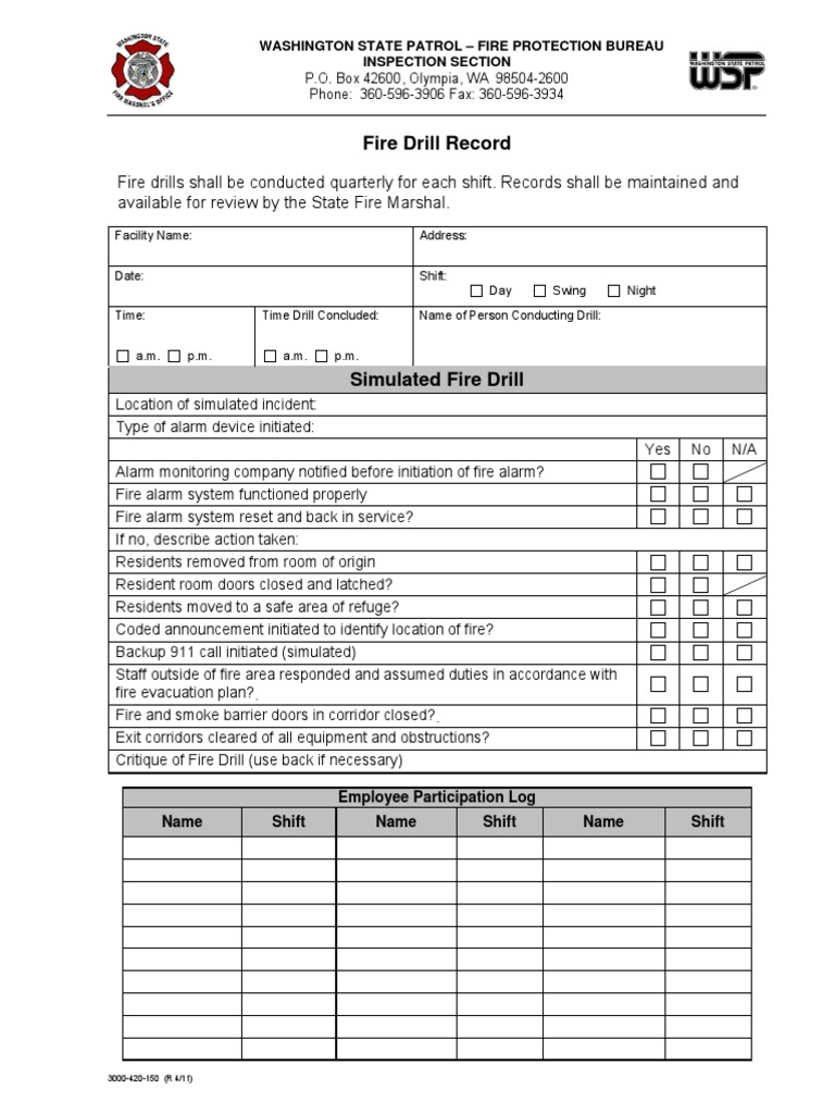 Fire Drills Smoke Simulation