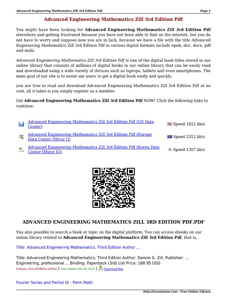 Advanced engineering mathematics 10th pdf Advanced engineering mathematics 10th pdf