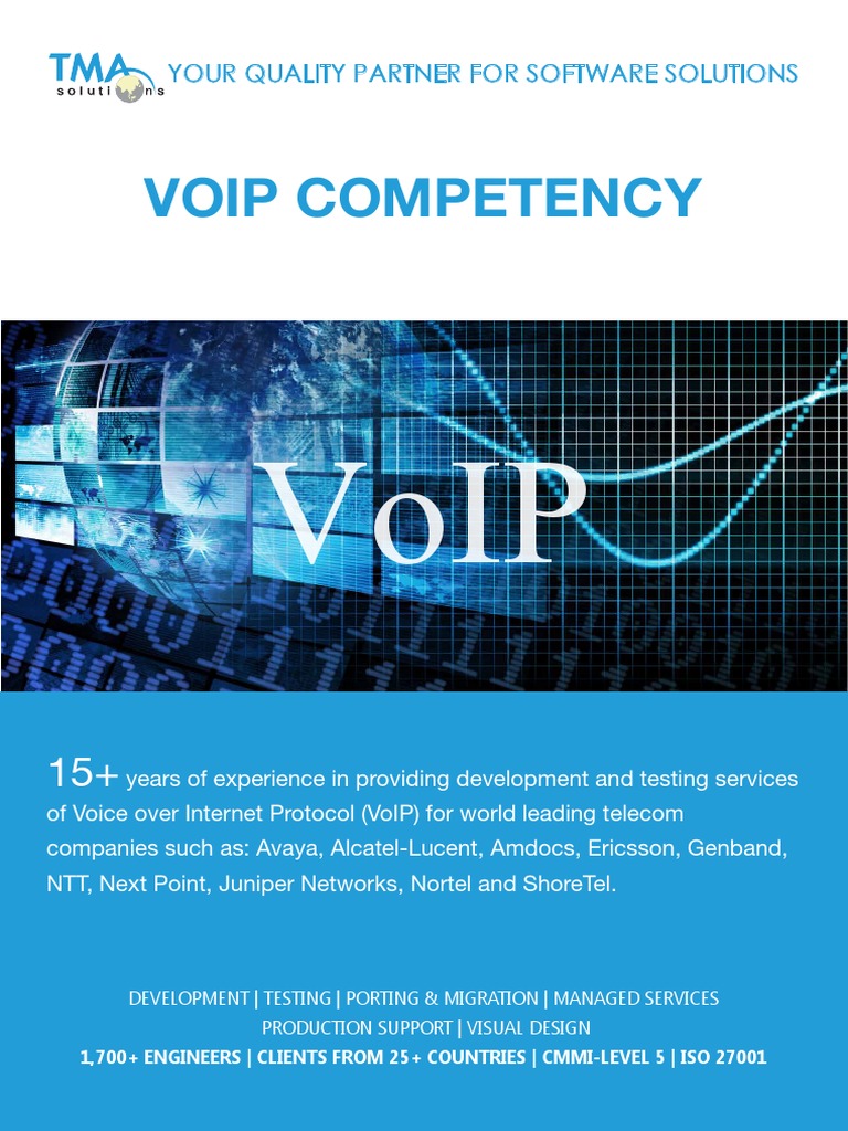 VoIP Competency - TMA Solutions | PDF | Computers