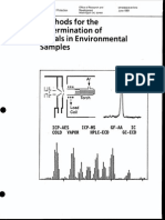 Methods For Methods - For - The - Determination - of - Metals - in - Environmental - Samples - The Determination of Metals in Environmental Samples