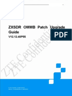 ZXSDR OMMB V12.12.40P55 Patch Upgrade Guide.docx