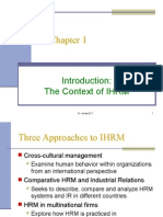 The Context of IHRM: Dr. Vimala, SCT 1