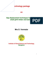 Technology Package: Sap Displacement Techniques For Treating Small Girth Timber and Bamboo