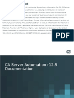 CA Server Automation Release 12.9 Documentation