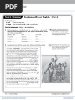 First Trainer 2015 Reading and Use of English 
