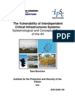 The Vulnerability of Interdependent Critical Infrastructures Systems