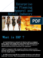 Enterprise Resource Planning in Apparel and Retail Industry
