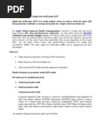 GSM and WCDMA Single Site Verification SSV