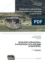 Cattle theft in Christol Cave. A critical history of a rock image in South Africa.
