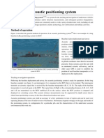 Underwater Acoustic Positioning System