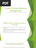 Project Human Resource Management Group Presentation