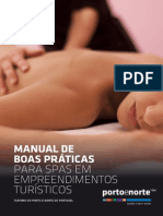 Manual de Boas Práticas para Spa em Empreendimentos Turisticos