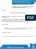 Actividad de Aprendizaje Unidad 2 Clases de Sistemas de Gestión