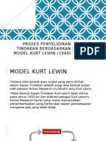 Proses Penyelidikan Tindakan Berdasarkan Model Kurt Lewin (