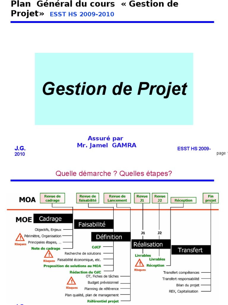 Introduction à la Gestion de Projet | PDF | Gestion de projet ...