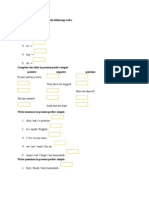 Write The Participle Form of The Following