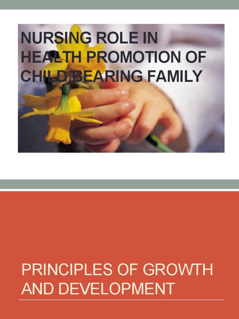 Nursing Role in Child Growth Promotion | PDF | Temperament | Vegetarianism
