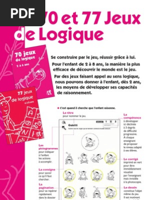 70 Et 77 Jeux De Logique Cognition Psychologie