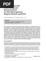 Rapid Focused Neurological Assessment in The Emergency Department and ICU