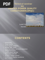 On Unified Power Quality Conditioner (Upqc) : A Technical Seminar