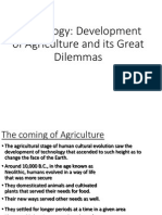 Development of Agriculture and Its Great Dilemmas2