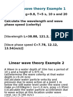 Linear Wave Theory Examples