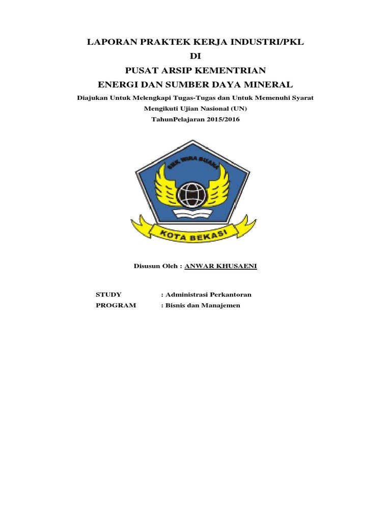 Contoh Laporan Pkl Smk Ap