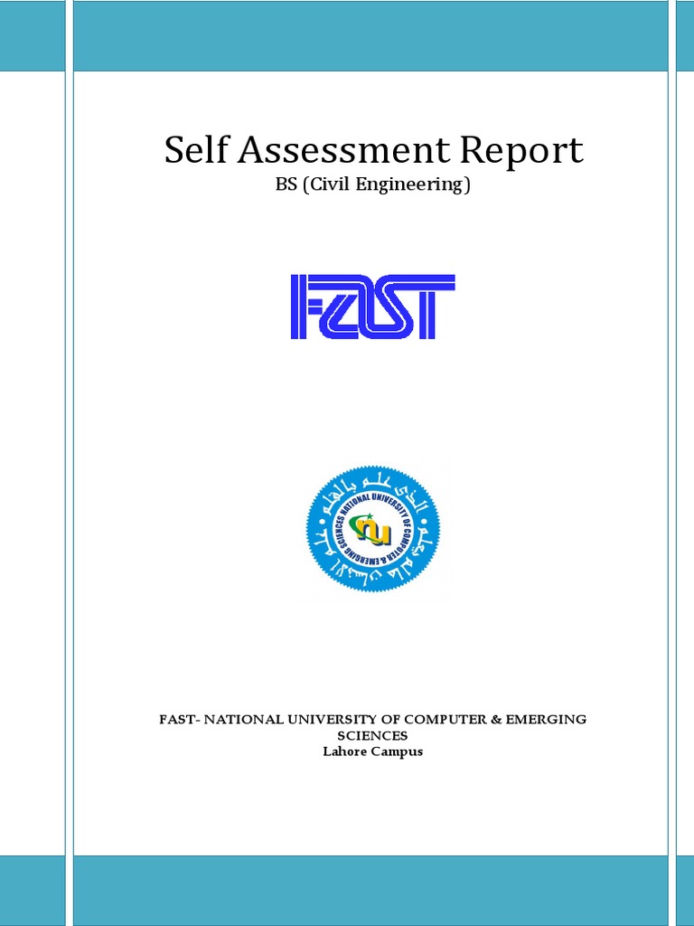 BS Civil Engineering Self Assessment Report | PDF | University And ...