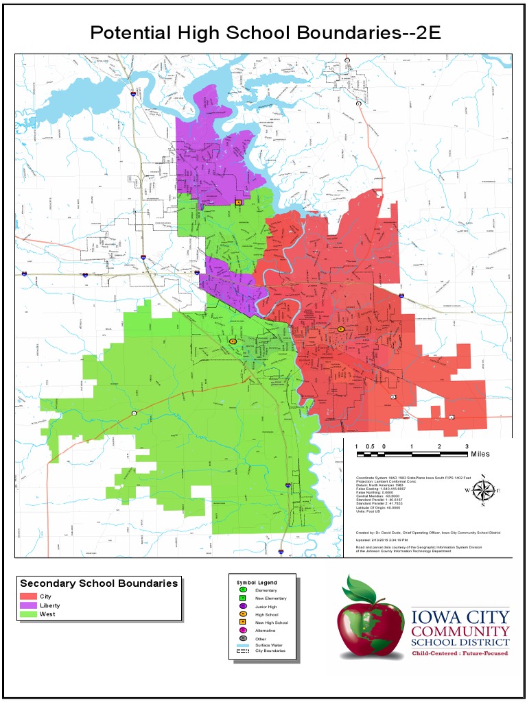 Boundary Map For Scenario 2E | PDF | Infographics | Geographical Technology