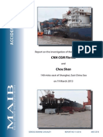 Raport de Coliziune Doua Nave (Ship Collision Report)