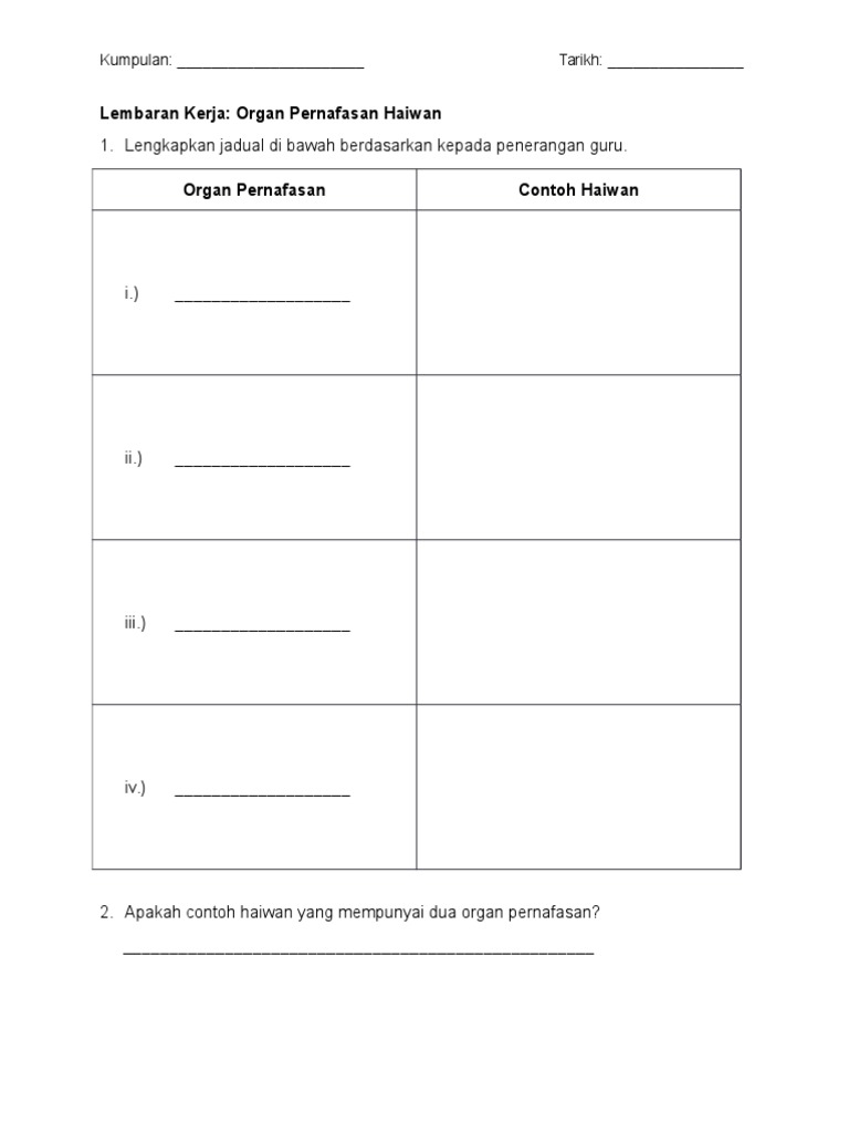 Lembaran Kerja Sains Tahun 4 Pdf