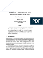 Intrusion Detection System Using Kohonen Networkds