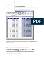 Conditional Formatting